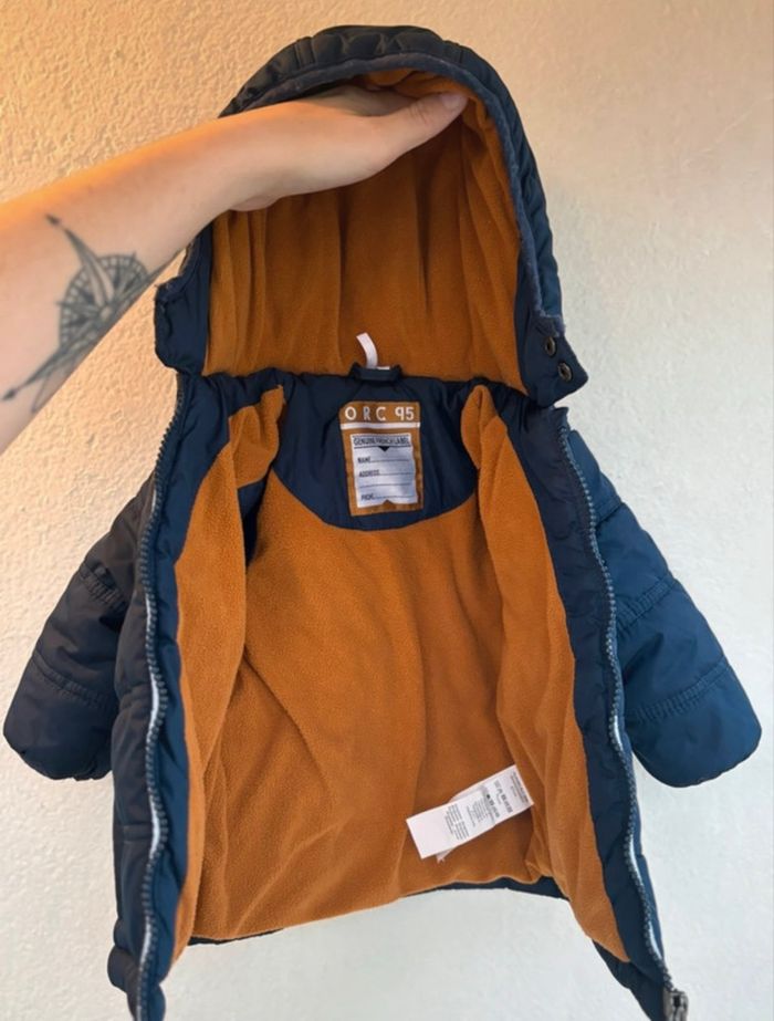 Manteau hiver - bébé 6 mois - bien chaud - orchestra - photo numéro 2