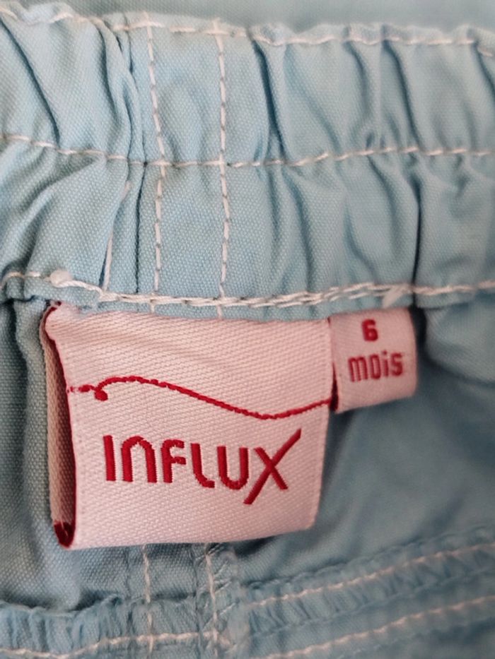 Pantalon léger bleu clair Influx taille 6 mois - photo numéro 3