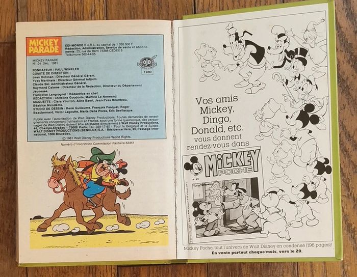 Lot anciens mickey parade début années 80 vintage - photo numéro 11