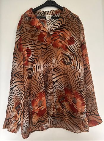 Chemisier imprimé animal taille 38
