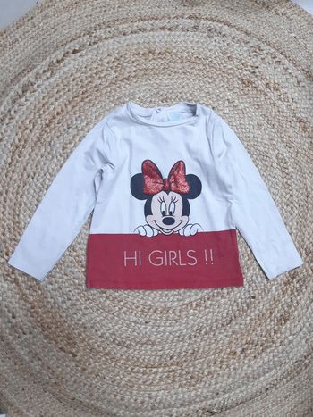 Tee shirt manches longues Minnie Disney
