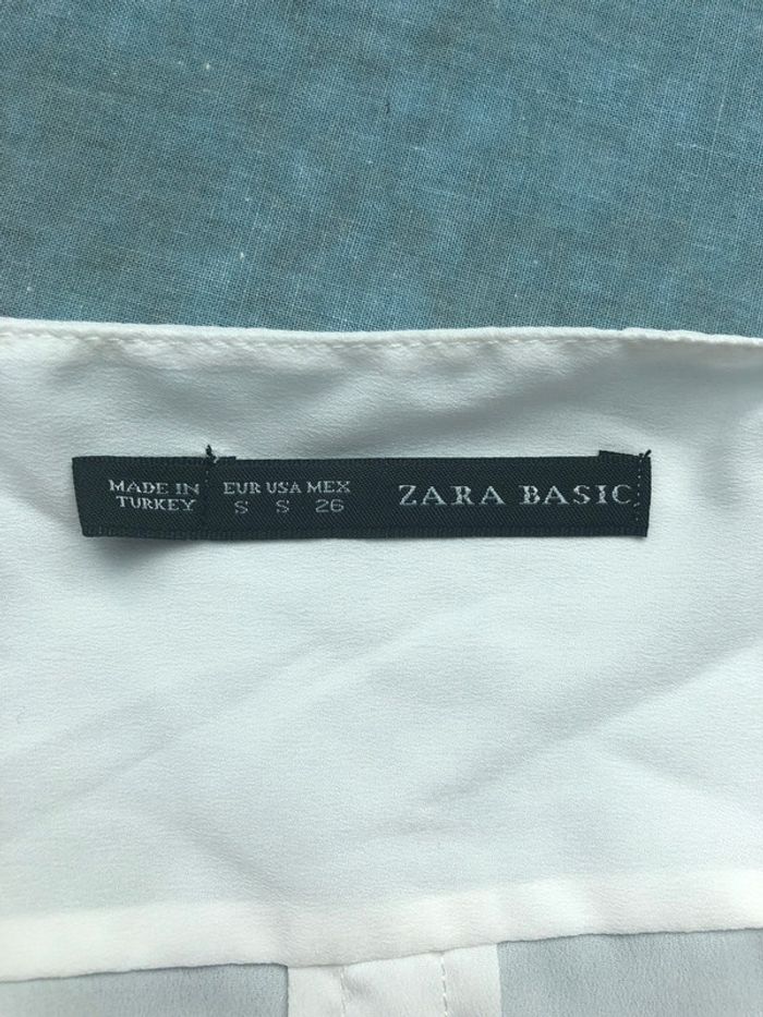 Chemise Zara blanche taille S - photo numéro 9