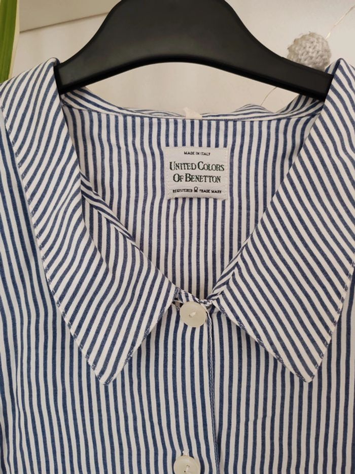 Chemise rayées bleue et blanche - photo numéro 2