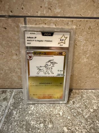 Carte pokemon voltali Nagaba PCA 9,5