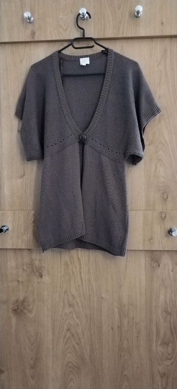 Gilet long manches courtes Camaïeu TM