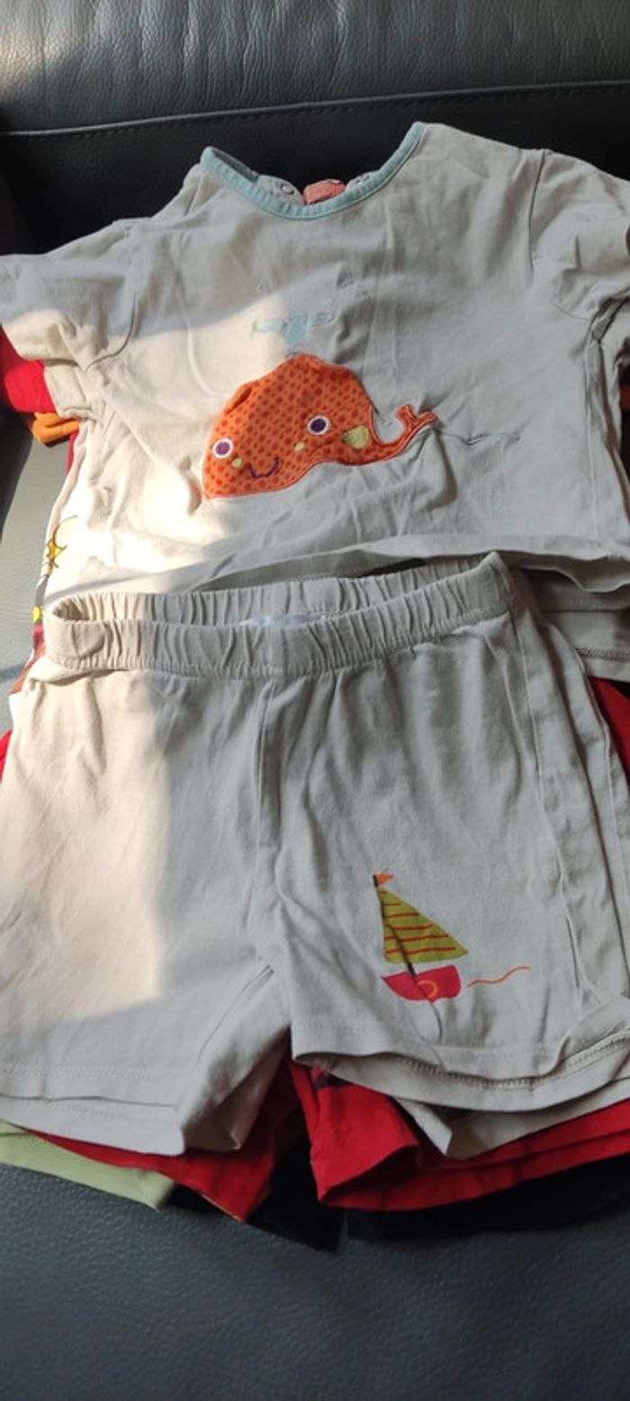 Lot 9 pyjamas été 3 ans garçon - photo numéro 3