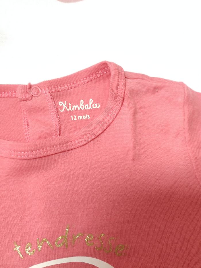 Pyjama une pièce bébé fille - Arc-en-ciel - 12 mois - Proche du neuf - Kimbaloo - photo numéro 5