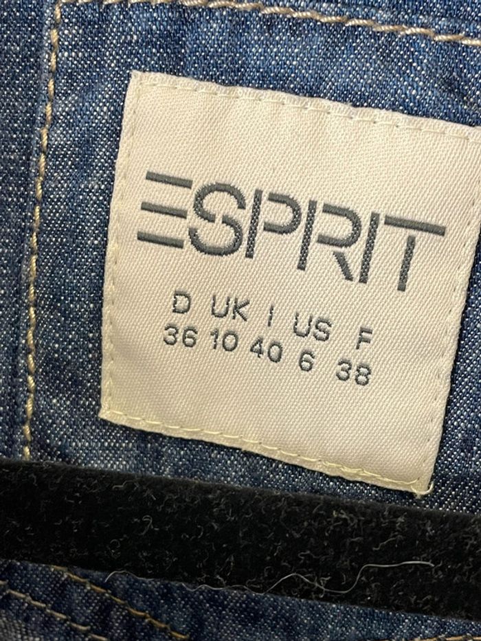 Robe courte en jeans ESPRIT 36 - photo numéro 2