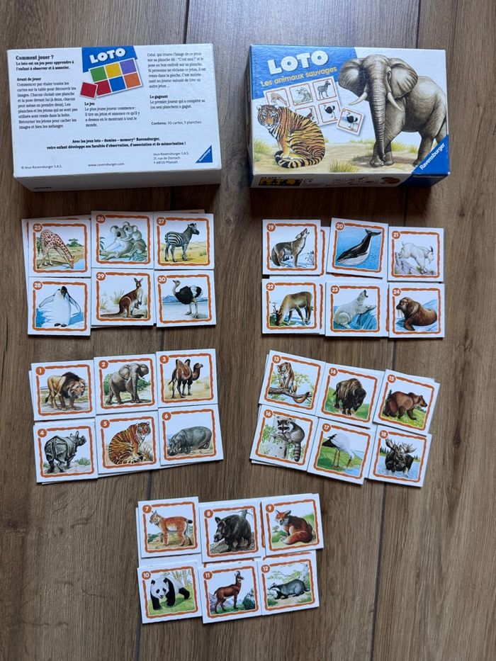 Loto des animaux sauvages Ravensburger - photo numéro 2