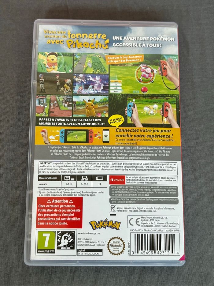 Jeu switch Pokemon pikachu - photo numéro 3