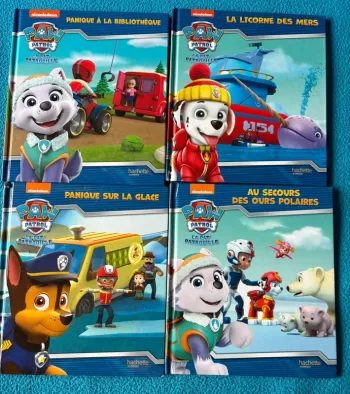 Lot de 4 livres Pat Patrouille