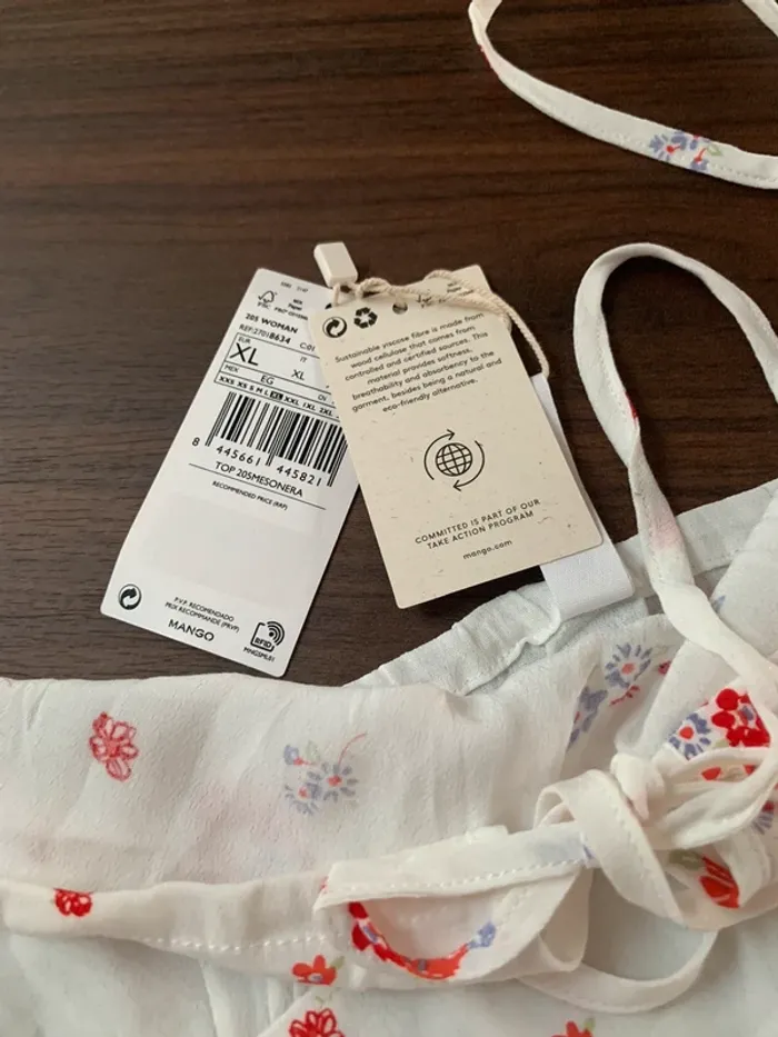 Mango Top imprimé floral TXL - photo numéro 2