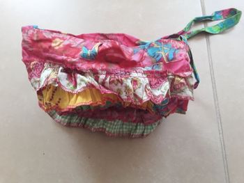 Petit sac pochon tissu RHUM RAIS NEUF