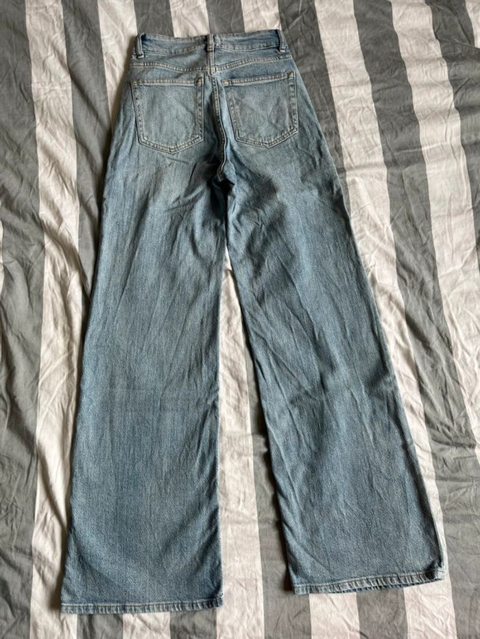 jean wide leg bleu H&M - photo numéro 2
