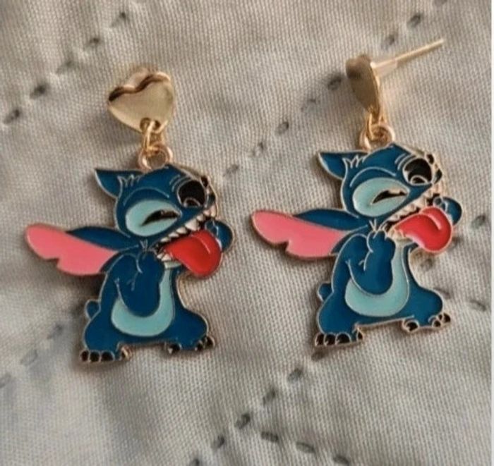 Boucles d'oreilles Stitch Disney - photo numéro 5