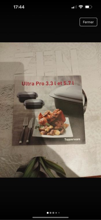 Livre de cuisine.