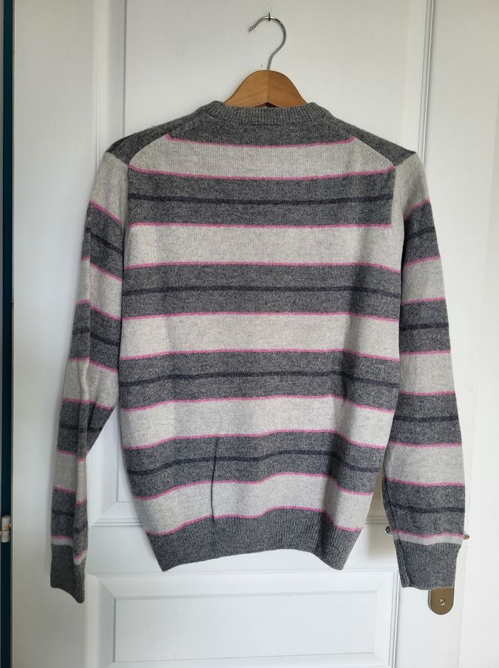 Pull col rond Lavoste taille 5 L état impeccable PURE laine vierge - photo numéro 7