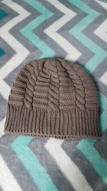 Bonnet marron 6/12 mois