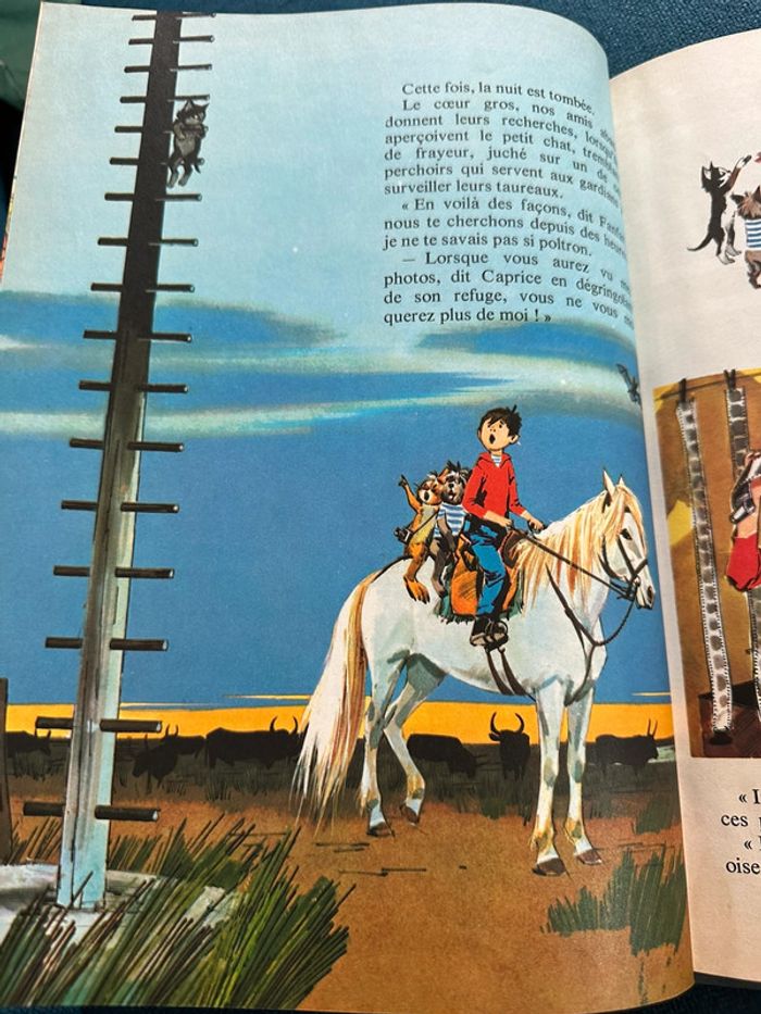 1970 Livre ancien Caroline et l’ours de Camargue Pierre Probst auteur Caroline albums Hachette - photo numéro 5