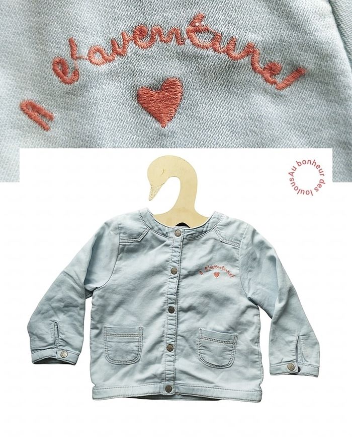 23 mois 2 ans veste en jean mi saison tape a l oeil 86 cm