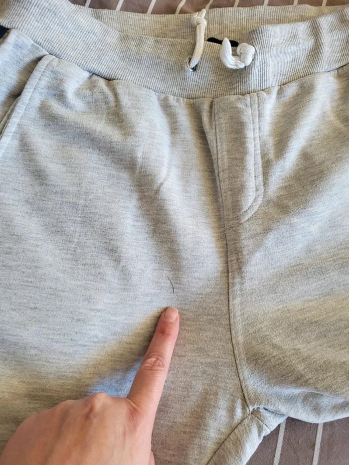 Pantalon de jogging molleton 14 ans gris La Redoute - photo numéro 2