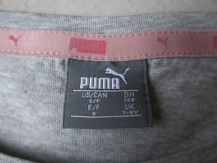 T-shirt manches courtes fille Puma – 7/8 ans - photo numéro 4
