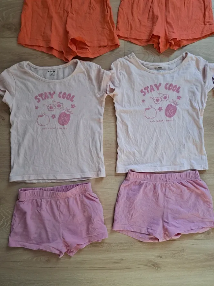 Lot pyjamas été kiabi 4A - photo numéro 3
