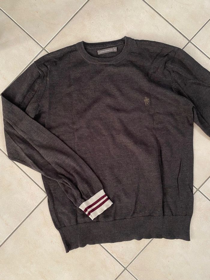 Pull homme gris French Connection M - photo numéro 3