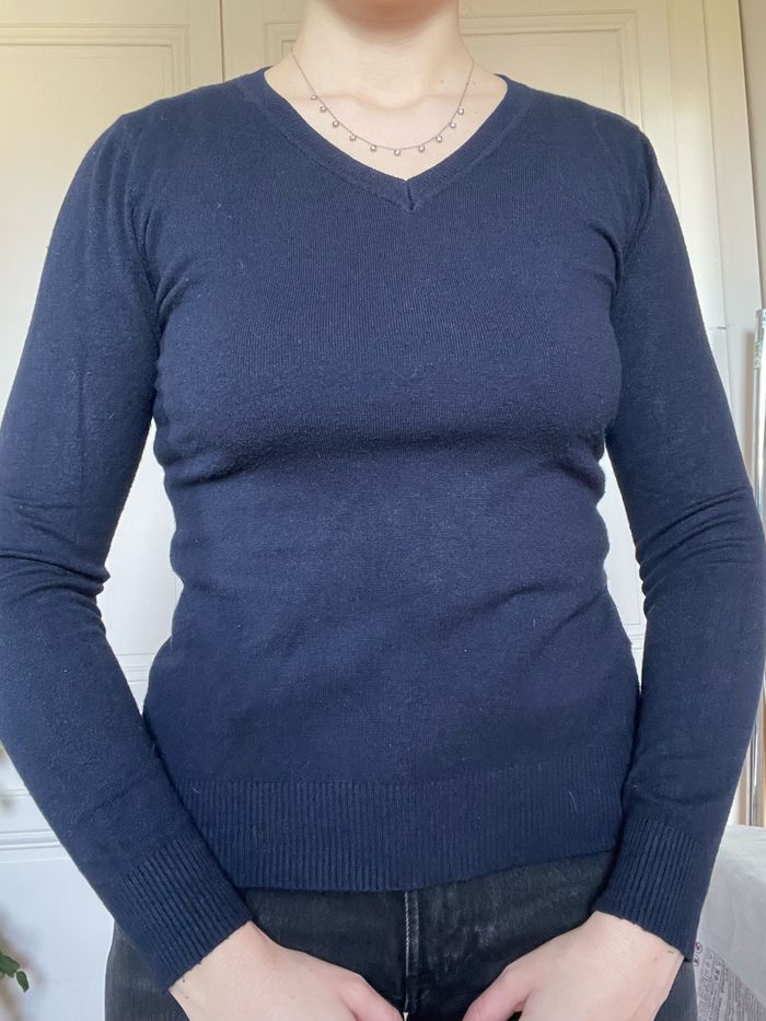Pull col V Anna Ellis taille L/XL