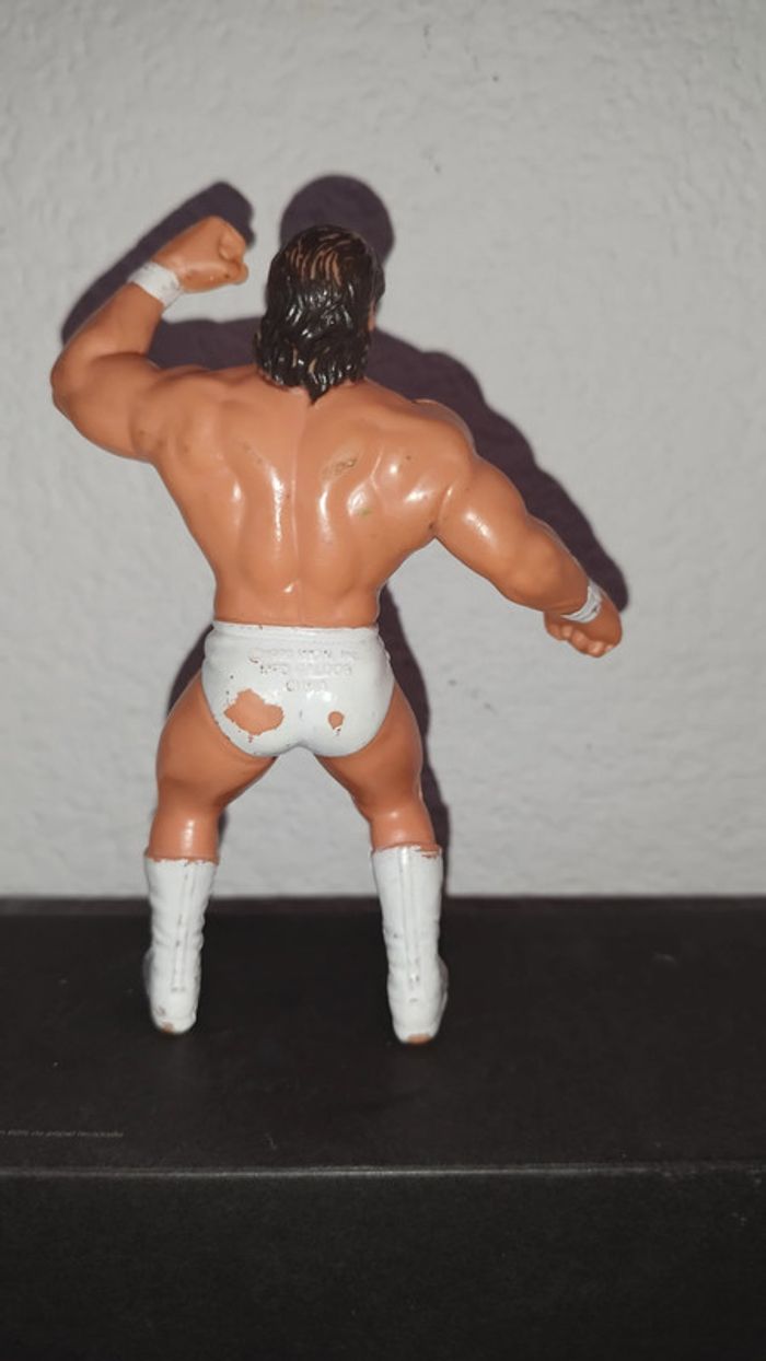 Figurine catcheur Tom Zenk WCW Galoob figure wrestler 1990 - photo numéro 2