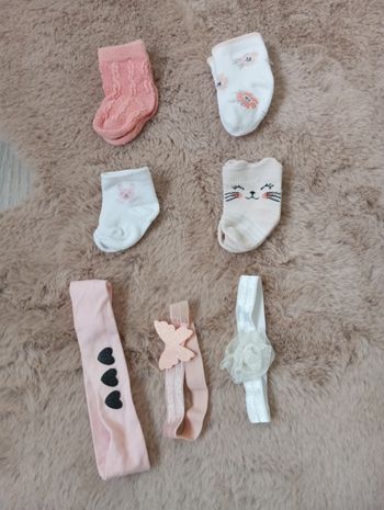 Lot chaussettes et bandeaux
