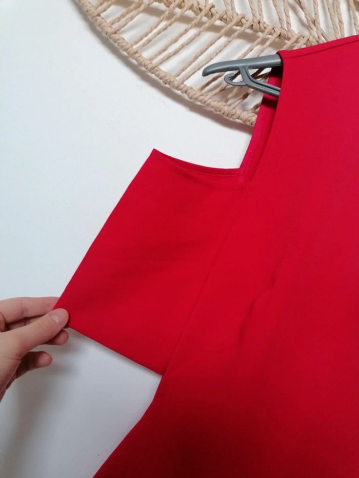 Robe rouge Zara XS - photo numéro 2