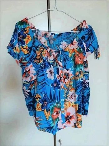 Magnifique t-shirt ample fleuri