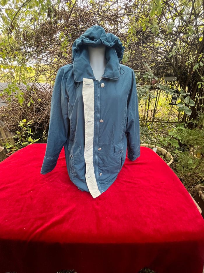 Manteau mi-saison à capuche – Neuville – Taille 46/48 (UK 18/20) - photo numéro 6