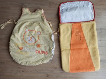 🧸gigoteuse turbulette doudous et nid d'ange sucre d'orge girafe