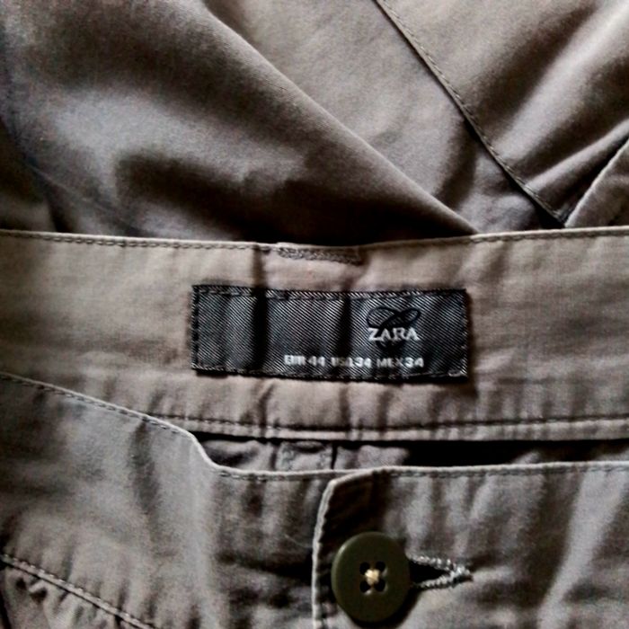Pantacourt homme beige taille 44 zara - photo numéro 3