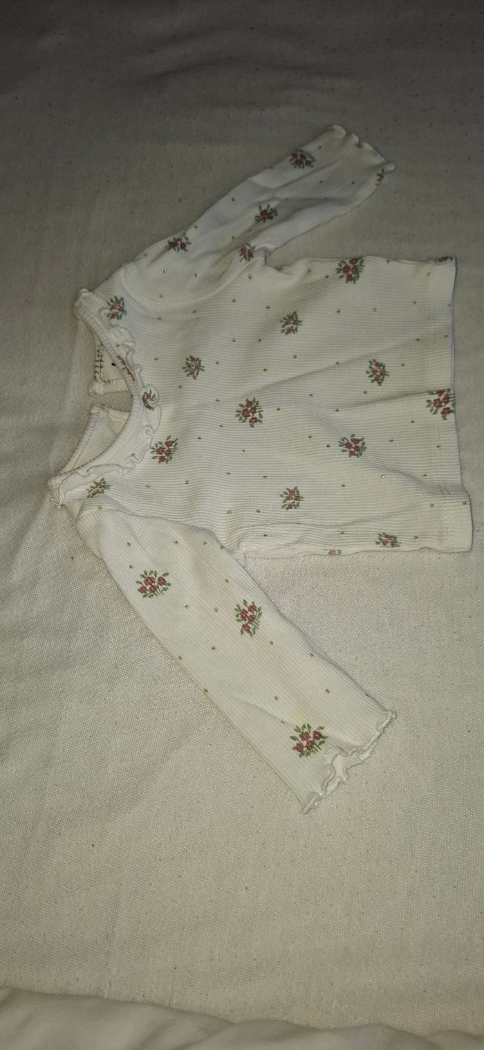 Tee-shirt màche long en coton