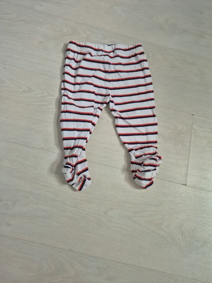 Legging avec pieds rayé - photo numéro 4