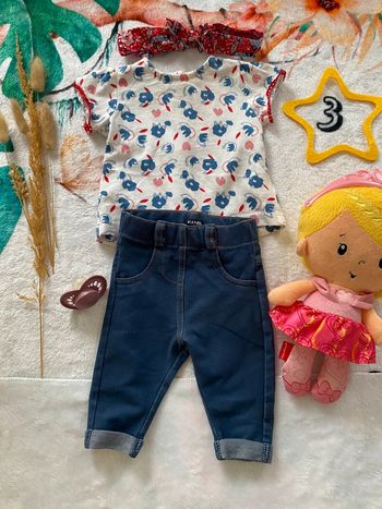 Ensemble bébé fille 3 mois