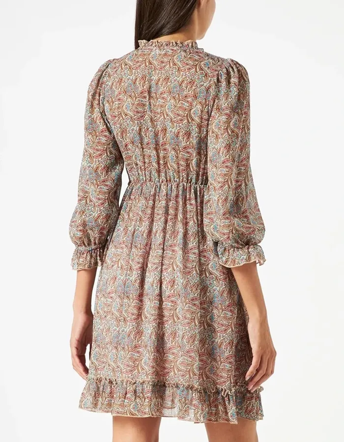 Robe courte imprimée Naf Naf – Neuve étiquette – Taille 38 - photo numéro 2