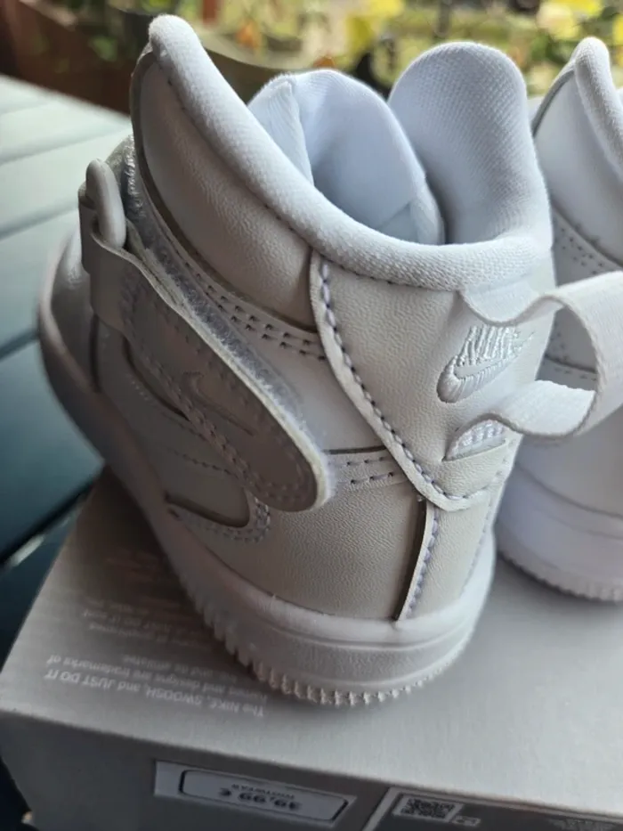 Nike force 1 mid easyon taille 27 neuves blanche - photo numéro 6