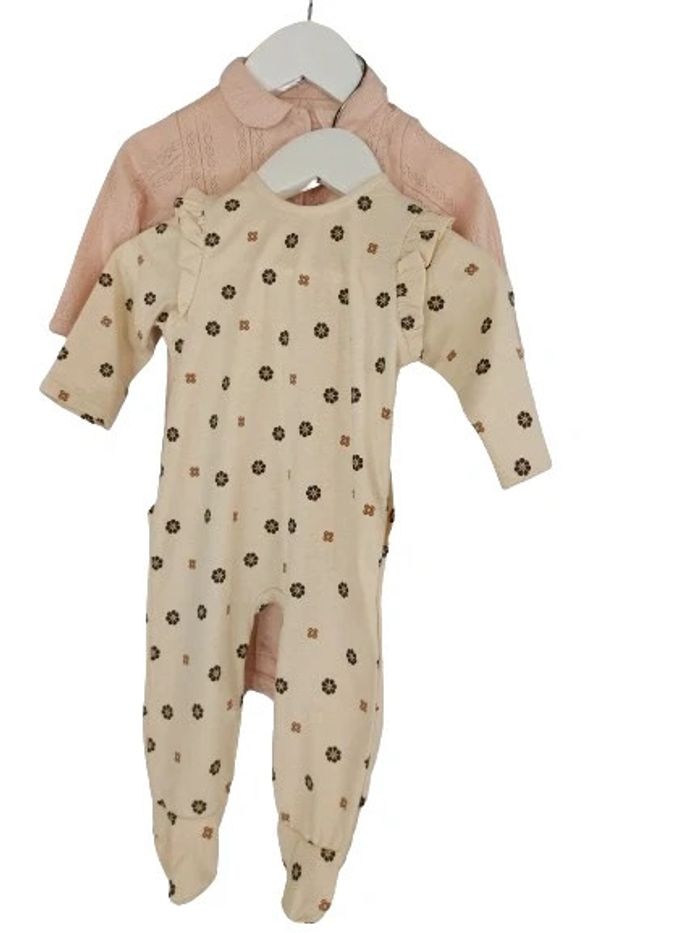 2 grenouillères vertbaudet