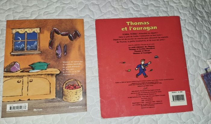 Lot de 2 livres Thomas et l'ouragan et Maxime Loupiot - photo numéro 2