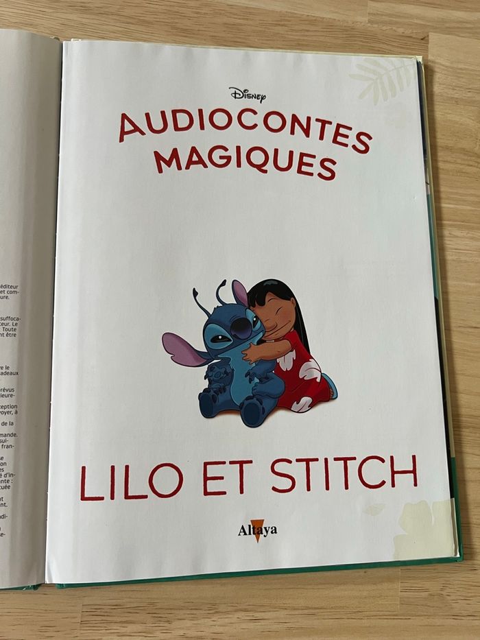 Livre Disney Audiocontes Magiques n°29 – Lilo & Stitch – Bon État (Sans Figurines) - photo numéro 3
