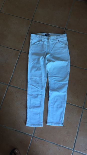 Pantalon écru fille T16 ans Kiabi