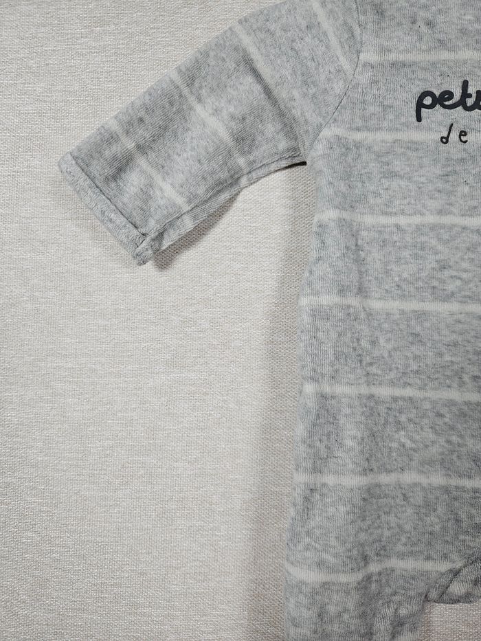 Pyjama velours kiabi 3 mois 56-62cm - photo numéro 4