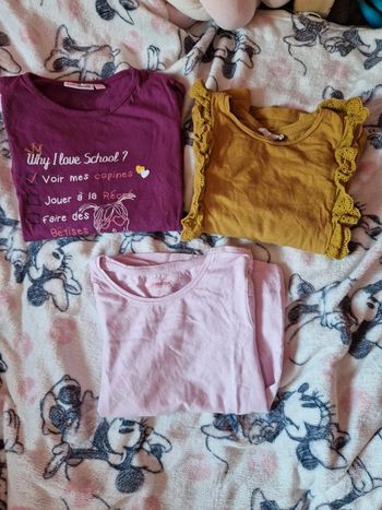 Lot de 3 tee-shirt 6 ans