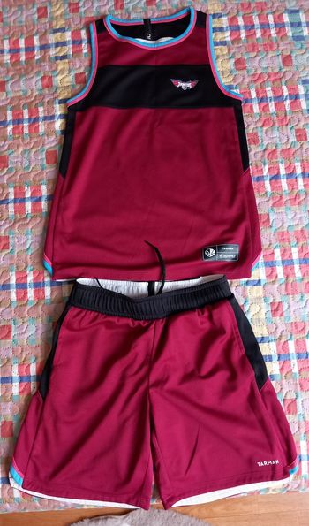 Ensemble maillot et short fille réversible Basketball