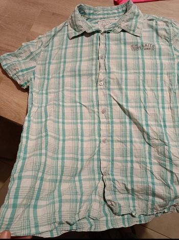 Chemise courte à carreaux teddy smith