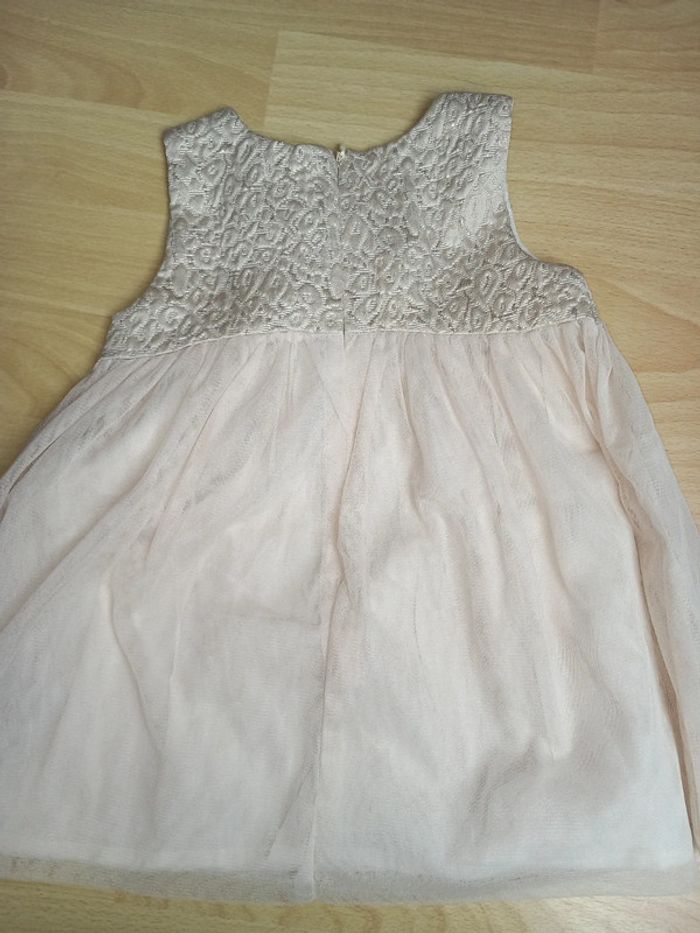 Robe élégante de cérémonie en tulle 18 mois état neuf - photo numéro 6